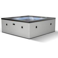WAVE Garda Eco Foam Smart Hot Tub - Graphite Grey