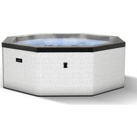 WAVE Como Eco Foam Smart Hot Tub - Pebble White