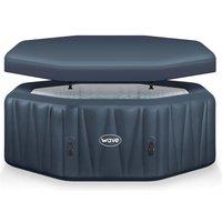WAVE The Aegean 6-Person Inflatable Hot Tub - Navy