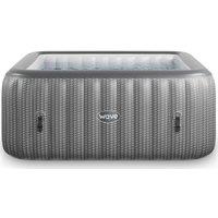 WAVE Pacific Inflatable Hot Tub - Grey Rattan
