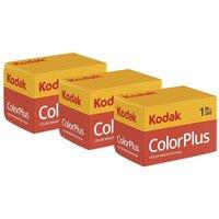 KODAK Color Plus 200 35 mm Film Pack of 3, White