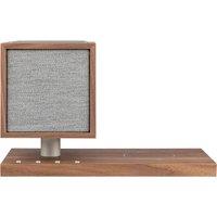 TIVOLI Revive Bluetooth Speaker with Wireless Charging Pad & LED Lamp - Walnut & Grey, Silver/Grey,Brown