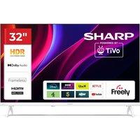 32 SHARP 1T-C32HE2245KW Smart HD Ready HDR LED TV - White, White