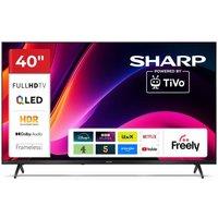 40 Sharp 2T-C40HE3245KB Smart Full HD HDR QLED TV, Black