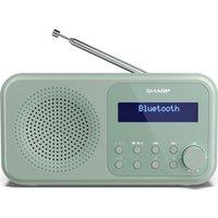 SHARP Tokyo DR-P420 Portable DAB Bluetooth Radio - Aquamarine Green, Green