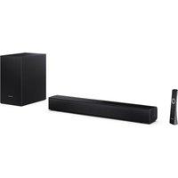 SHARP HT-SBW121K 2.1 Wireless Compact Sound Bar, Black