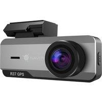 NAVITEL R37 GPS Full HD Front Dash Cam - Grey & Black, Black,Silver/Grey