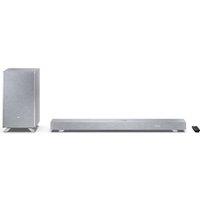 SHARP HT-SBW53121 3.1.2 Wireless Sound Bar with Dolby Atmos & DTS:X - Silver, Silver/Grey