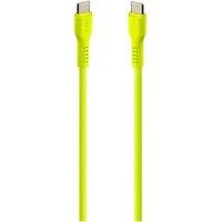 Ttec USB-C to USB-C Cable - 1.2 m, Neon yellow, Yellow