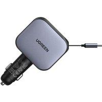 UGREEN Nexode EC604 145 W USB Type-C Car Charger, Silver/Grey