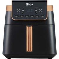 NINJA Max Pro AF180UKCP Air Fryer - Black & Copper, Brown,Black