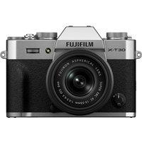 FUJIFILM X-T30 III Mirrorless Camera with FUJINON XC 13-33 mm f/3.5-6.3 OIS Lens - Silver, Silver/Grey