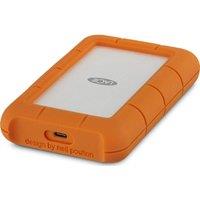 LACIE Rugged Portable Hard Drive - 1 TB, Orange, Orange