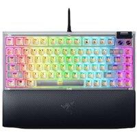 RAZER BlackWidow V4 75% Mechanical Gaming Keyboard - White, White