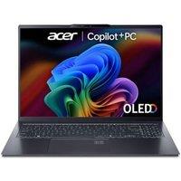 ACER Swift Go 16 OLED 16 Refurbished Laptop, Copilot PC - AMD Ryzen AI 7, 1 TB SSD, Grey (Excellent Condition), Silver/Grey