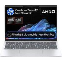 HP OmniBook 7 Aero 13.3" Refurbished Laptop - AMD Ryzen AI 7, 1 TB SSD, Silver (Excellent Condition), Silver/Grey