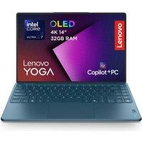 LENOVO Yoga Slim 9 14" Refurbished Laptop, Copilot PC - IntelCore Ultra 7, 1 TB SSD, Teal (Excellent Condition), Blue