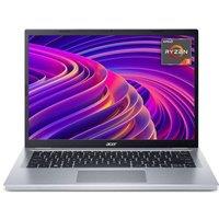 Acer Aspire Go 14 Refurbished Laptop - AMD Ryzen 3, 128 GB SSD, Silver (Very Good Condition), Silver/Grey