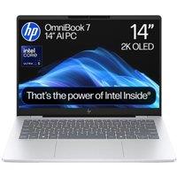 HP OmniBook 7 AI 14" Refurbished Laptop - IntelCore Ultra 5, 512 GB SSD, Silver (Very Good Condition), Silver/Grey