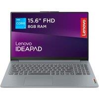 LENOVO IdeaPad Slim 3 15.6 Refurbished Laptop - IntelCore i3, 128 GB UFS, Arctic Grey (Very Good Condition), Silver/Grey