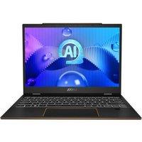 MSI Summit E13 AI Evo 13.3 Refurbished 2 in 1 Laptop - IntelCore Ultra 5, 1 TB SSD, Black (Very Good Condition), Black