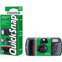 FUJIFILM QuickSnap V400 Disposable Camera - Green & Black, Green,Black
