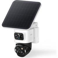 EUFY S4 4K Ultra HD WiFi Bullet-PTZ Security Camera with Solar Panel - 32 GB, White