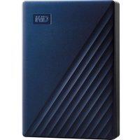 WD My Passport Portable Hard Drive - 6 TB, Blue, Blue