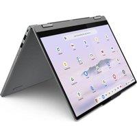 LENOVO 3LN000BUK 14" 2 in 1 Refurbished Chromebook Plus - IntelCore 3 N355, 128 GB UFS, Grey (Excellent Condition), Silver/Grey