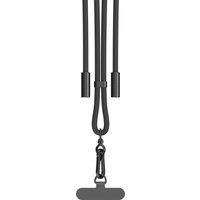 GOJI GCCLYBK26 2-in-1 USB Type-C Cable Crossbody Phone Lanyard - Black