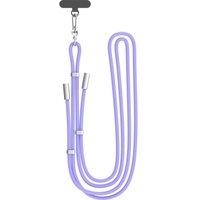 GOJI GCCLYPP26 2-in-1 USB Type-C Cable Crossbody Phone Lanyard - Purple