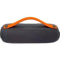 MENKIND Boom Portable Bluetooth Speaker - Grey & Orange, Orange,Silver/Grey