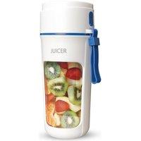 MENKIND Treat Factory Portable Juicer Blender - White & Blue, Blue,White