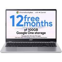 ACER 315 15.6 Chromebook - IntelN50, 64 GB eMMC, Silver, Silver/Grey