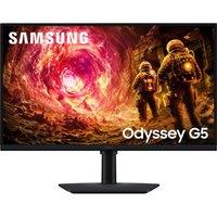 SAMSUNG Odyssey G5 Quad HD 27" IPS LCD Gaming Monitor - Black, Black