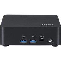 MSI Cubi NUC AI 1UMG Mini Desktop PC - IntelCore Ultra 7, 1 TB SSD, Black, Black