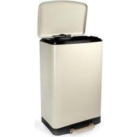 SALTER BW14806 50-litre Rectangular Bin - Cream