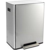 SALTER BW14807 60-litre Rectangular Bin - Silver