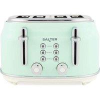 Salter Retro EK5739GRN 4-Slice Toaster - Green, Green