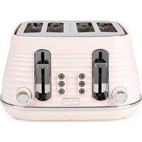Salter Ripple EK5743PNK 4-Slice Toaster - Pink, Pink