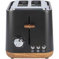 SALTER Toronto EK6722WBLK 2-Slice Toaster - Black, Black