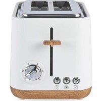 SALTER Toronto EK6722WWHT 2-Slice Toaster - White, White