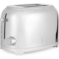 SALTER Muse EK6743 2-Slice Toaster - Silver, Silver/Grey