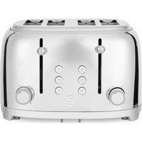 SALTER Muse EK6744 4-Slice Toaster - Silver, Silver/Grey