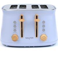 SALTER Malmo EK6775BLU 4-Slice Toaster - Blue, Blue