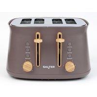 SALTER Malmo EK6775BWN 4-Slice Toaster - Brown, Brown