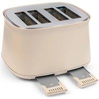 SALTER Malmo EK6775STN 4-Slice Toaster - Stone, Cream