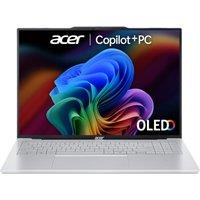 ACER Swift Air 16 OLED 16" Laptop, Copilot PC - AMD Ryzen AI 5, 1 TB SSD, Silver, Silver/Grey