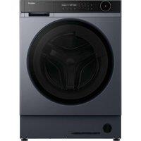 HAIER Series 8 HWB100B14858GUUK Integrated WiFi-enabled 10 kg 1400 Spin Washing Machine - Graphite, Silver/Grey,Black