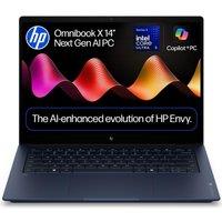 HP OmniBook X NGAI 14" Laptop, Copilot PC - IntelCore Ultra 5, 1 TB SSD, Atmospheric Blue, Blue